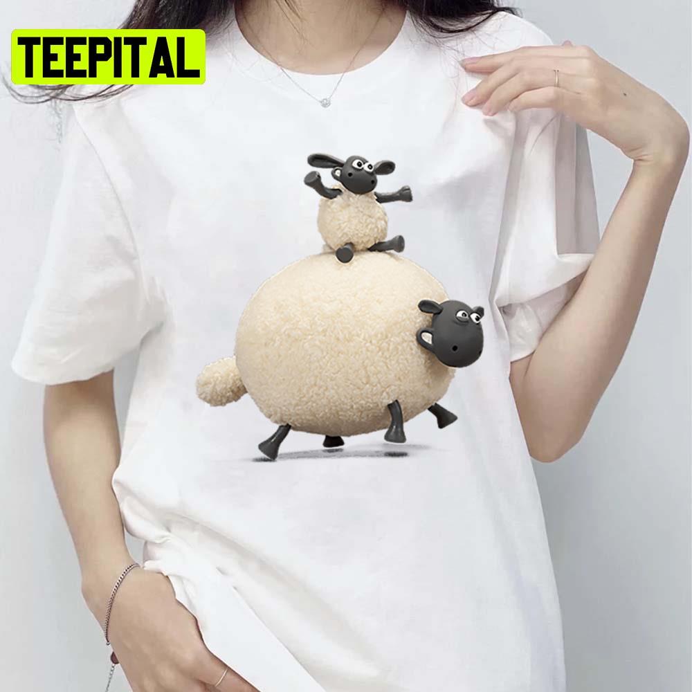Timmi And Goat Gede Shaun The Sheep Unisex T-Shirt