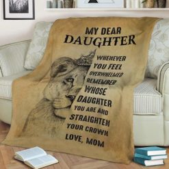 To My Daughter Best Seller Fleece Blanket Throw Blanket Gift