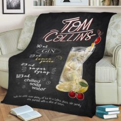 Tom Collins Best Seller Fleece Blanket Throw Blanket Gift