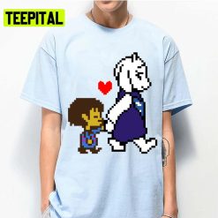 Toriel Frisk Helping Hand Undertale Graphic Unisex T-Shirt