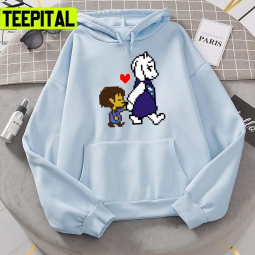 Toriel Frisk Helping Hand Undertale Graphic Unisex T-Shirt