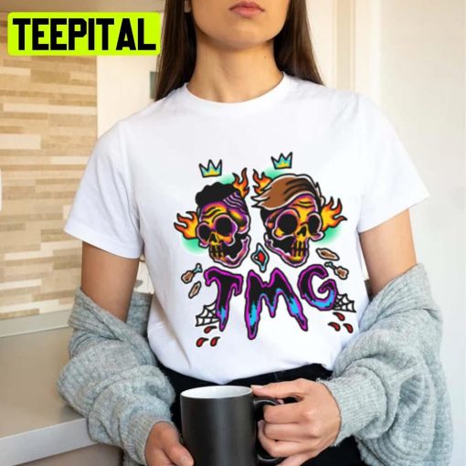 Tow Skulls Of Tiny Meat Gang Tmg Unisex T-Shirt