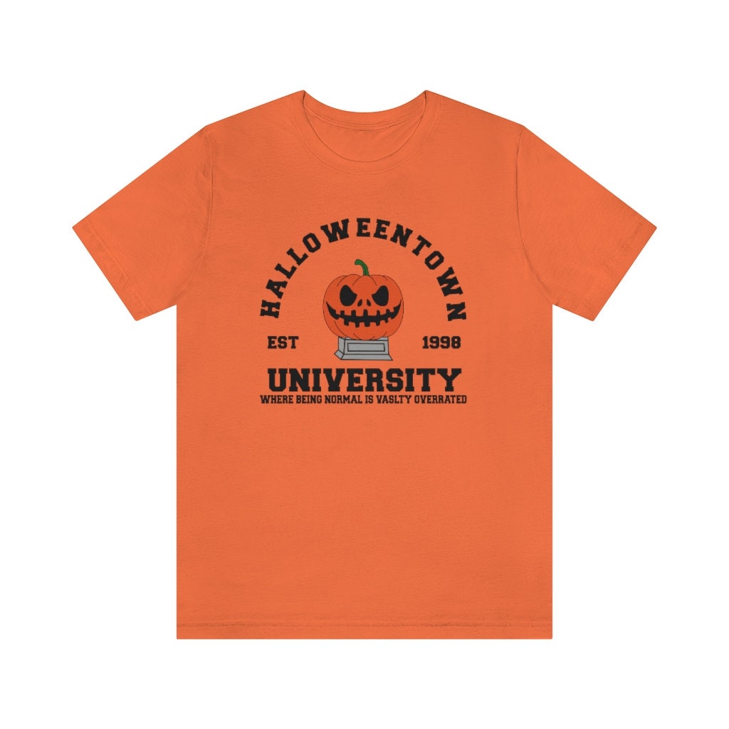 Town Party University Fall Spooky Vibes Pumpkin Halloween Unisex T-Shirt