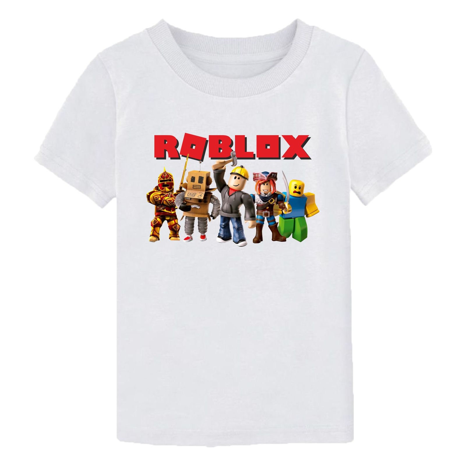 ROBLOX LOGO DESIGN T-SHIRT GAMING GAMER XBOX BOYS GIRLS ADULT XMAS