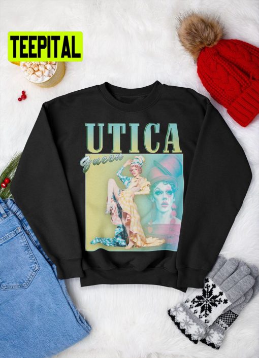 Utica Queen Vintage Retro Unisex Sweatshirt