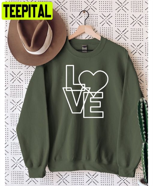 Valentines Day Love Art Unisex Sweatshirt