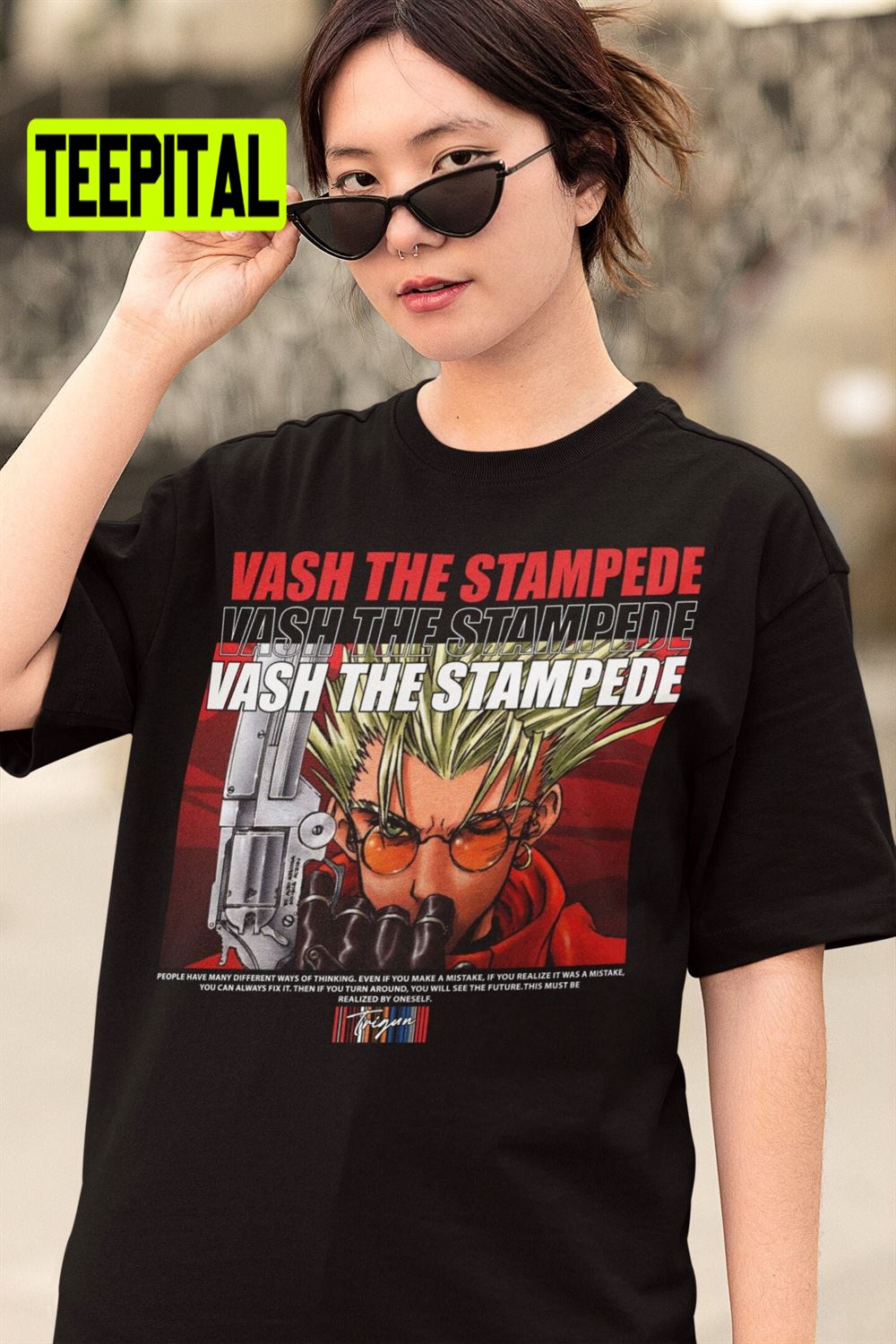 Vash The Stampede Trigun Anime Unisex T-Shirt