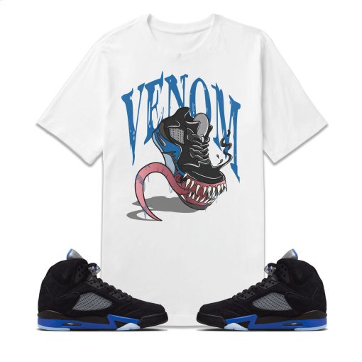 Venom Sneaker Match Jordan 5 Retro Racer Blue Unisex T-Shirt