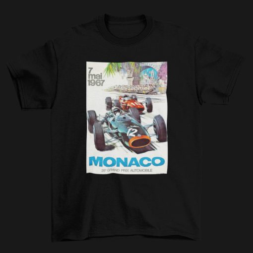 Vettel Leclerc Alonso Sainz Hamilton 1967 Monaco Grand Prix F1 Race Formula One Racing Top Unisex T-Shirt