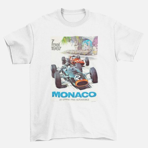 Vettel Leclerc Alonso Sainz Hamilton 1967 Monaco Grand Prix F1 Race Formula One Racing Top Unisex T-Shirt