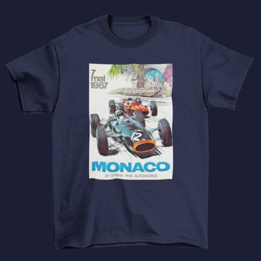 Vettel Leclerc Alonso Sainz Hamilton 1967 Monaco Grand Prix F1 Race Formula One Racing Top Unisex T-Shirt