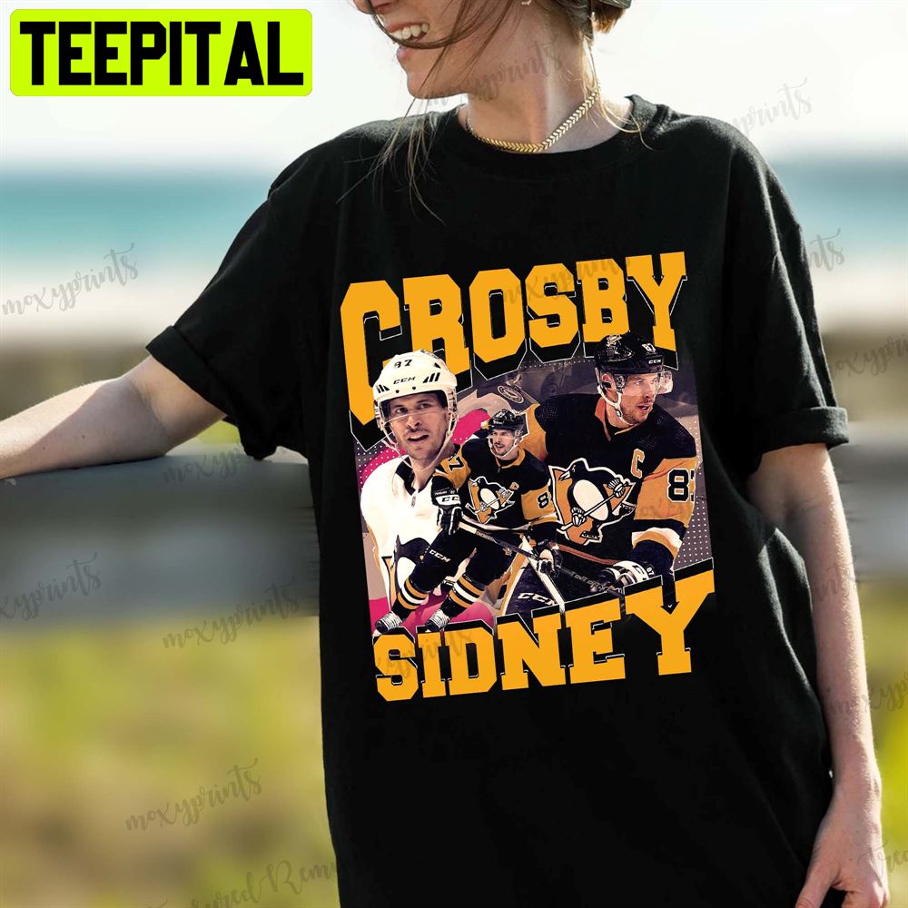 Vintage 90s Sidney Crosby Hockey Unisex T-Shirt