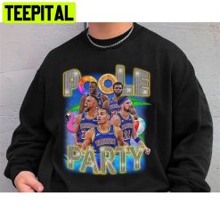 Vintage Art Poole Party Baskeball Unisex Sweatshirt