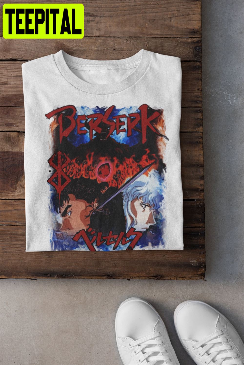 Berserk 1997 Anime Japanese Manga Classic Graphic T-shirt