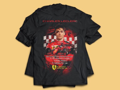 Vintage Charles Leclerc Monégasque Formula One Unisex T-Shirt