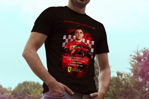 Vintage Charles Leclerc Monégasque Formula One Unisex T-Shirt