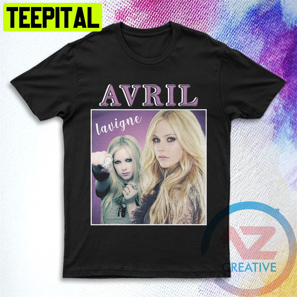 Vintage Homeage Styles Avril Lavigne Unisex T-Shirt