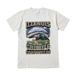 Vintage Illinois Crime And Cornfields Unisex T-Shirt