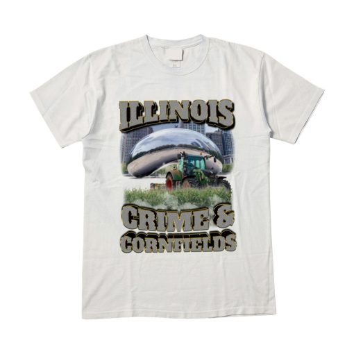 Vintage Illinois Crime And Cornfields Unisex T-Shirt