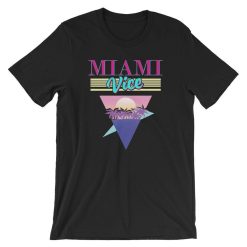 Vintage Miami Florida Cityscape Retro Graphic Cool T-Shirt