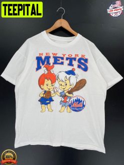 Vintage Mlb New York Mets Cartoon Unisex T-Shirt