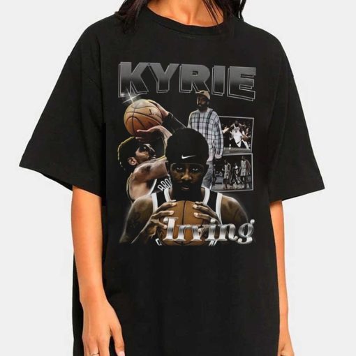 Vintage Nba Player Brooklyn Nets Kyrie Irving Unisex T-Shirt