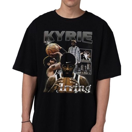 Vintage Nba Player Brooklyn Nets Kyrie Irving Unisex T-Shirt