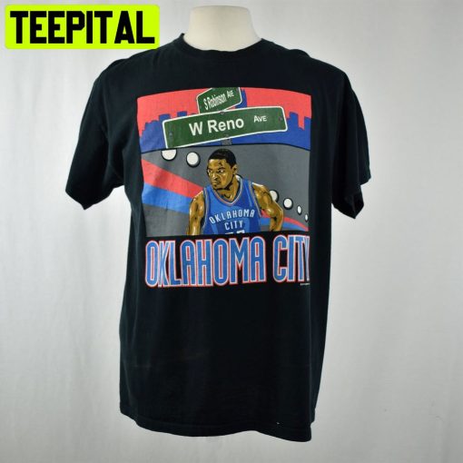 Vintage Oklahoma City Basketbal Nba Unisex T-Shirt