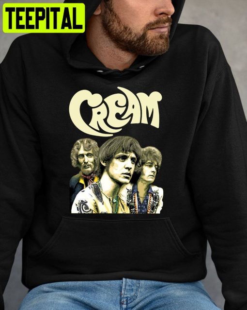 Vintage Style Cream Rock Band Unisex Sweatshirt