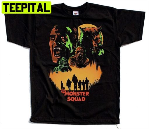 Vintage The Monster Squad Horror Poster Unisex T-Shirt