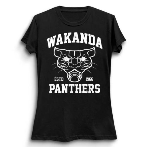 Wakanda Panthers Black Panther Superhero Vintage Aesthetic Power Unisex T-Shirt