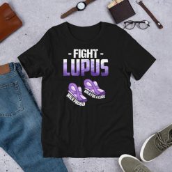 Walk Proud For A Cure Fight Lupus Awareness Month Supporter Short-Sleeve Unisex T-Shirt