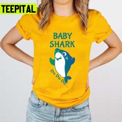 Wanna Bite Baby Shark Song Design Unsex T-Shirt