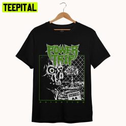 Wavves Power Trip Green Ruination 2022 Illustration Unisex T-Shirt