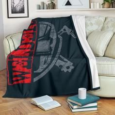 Welder Fleece Blanket Throw Blanket Gift 1