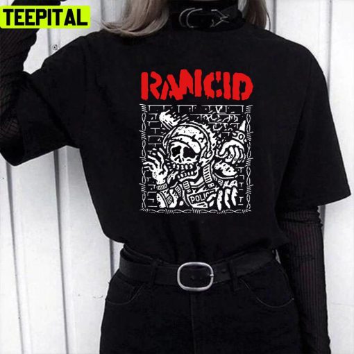 White Art Rock Rancid Band Unisex T-Shirt