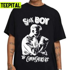 White Art Sick Boy The Chainsmokers Unisex T-Shirt