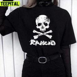 White Bones Logo Rancid Band Unisex T-Shirt