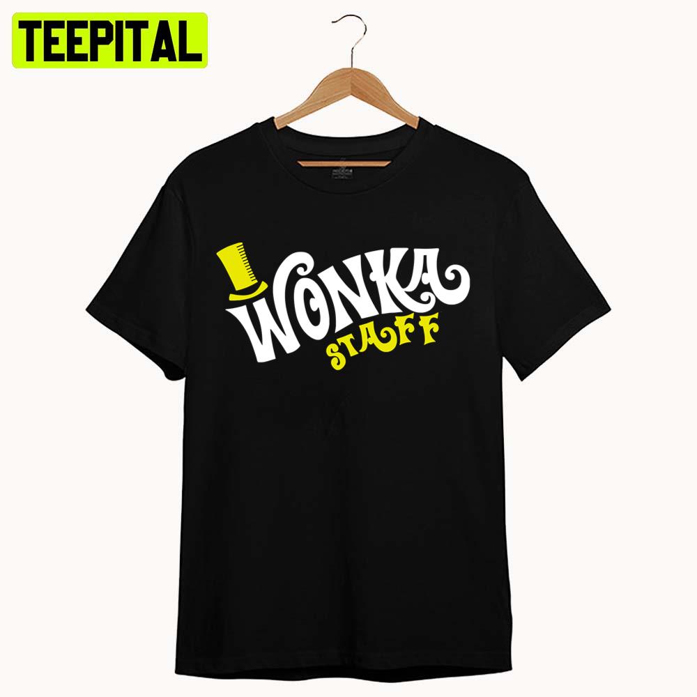 White Text Mens My Favorite Willy Wonka Unisex T-Shirt