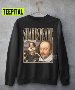 William Shakespeare Retro Vintage Art Unisex Sweatshirt