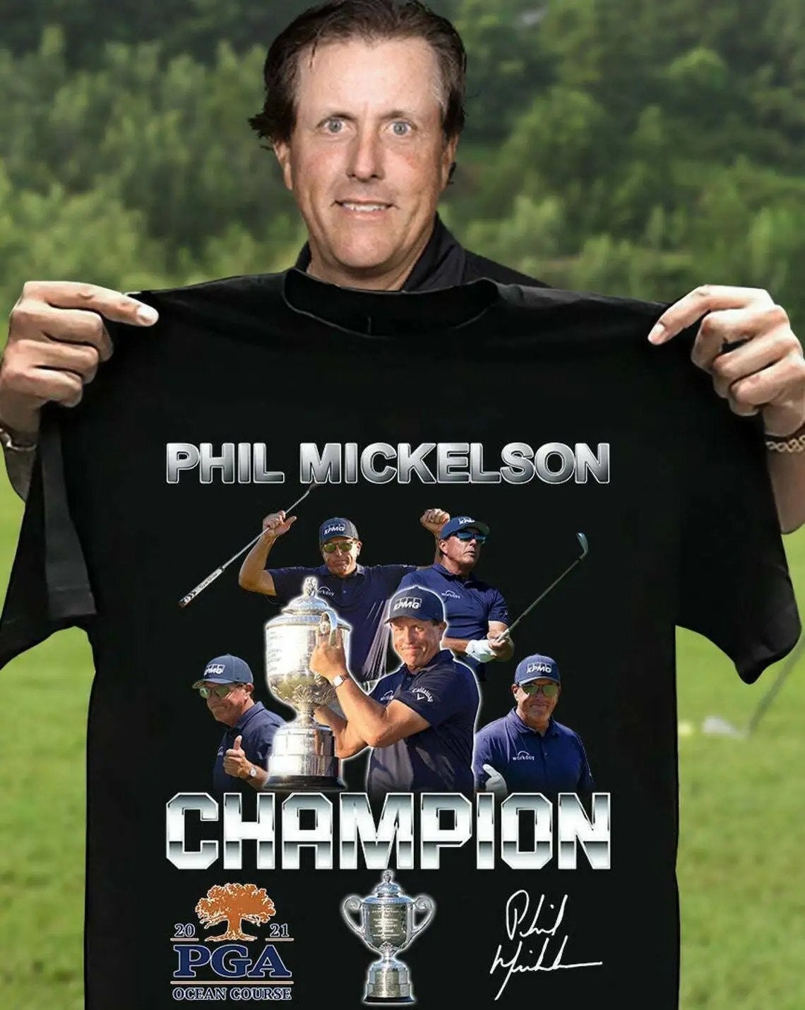 Winner Pga Championship Phil Mickelson Champion Tiger Woods Unisex T-Shirt