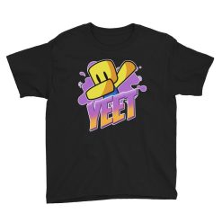 Yeet Meme Dabbing Dancing Noob Hand Drawn Gamer Youth Roblox Unisex T-Shirt