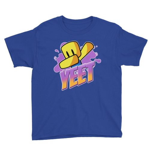 Yeet Meme Dabbing Dancing Noob Hand Drawn Gamer Youth Roblox Unisex T-Shirt