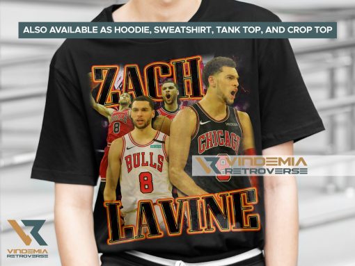 Zach Lavine 90s Vintage Bootleg Chicago Bulls Basketball Nba Unisex T-Shirt