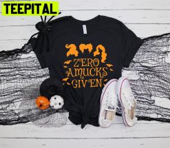 Zero Amucks Given Halloween Partys Hocus Pocuss Unisex T-Shirt