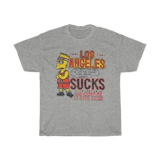 1991 Bart Simpson Michael Jordan Los Angeles Lakers Chicago Bulls Nba Finals Air Bart Trending Unisex Shirt
