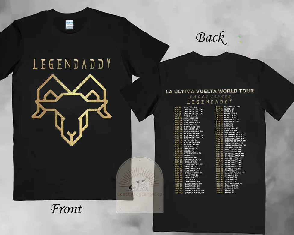 2022 Daddy Yankee Legendaddy La Ultima Vuelta New Art T-Shirt – Teepital –  Everyday New Aesthetic Designs