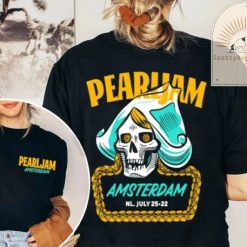 2022 Pearl Jam Amsterdam The European Show New Art T-Shirt