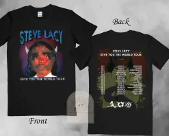 2022 Steve Lacy World Tour Give You The World North American New Art T-Shirt