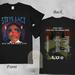 2022 Steve Lacy World Tour Give You The World North American New Art T-Shirt